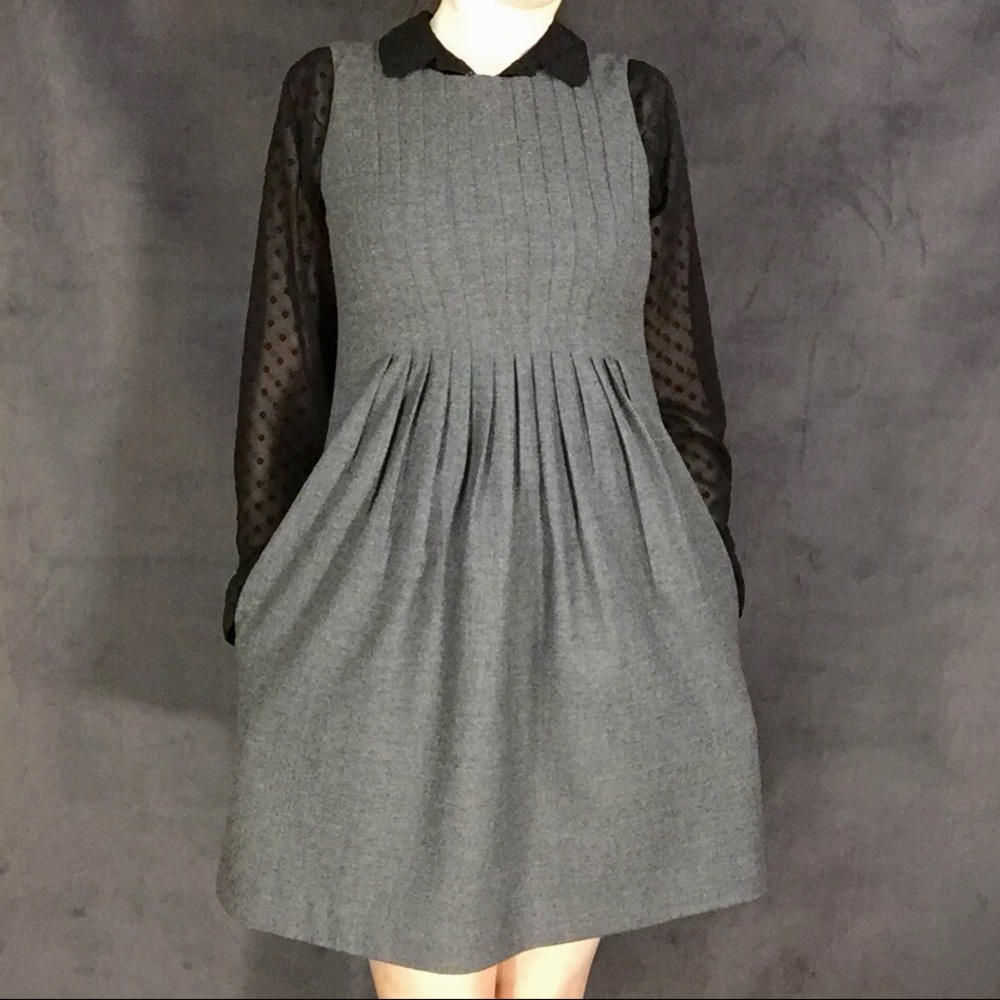 Banana Republic Wool Jumper Dress with Pockets